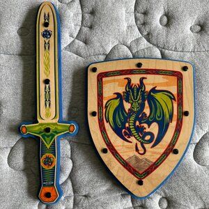 ⚔️ Dragon Clan Mountain Kingdom Foam Sword & Shield Set 🛡️
